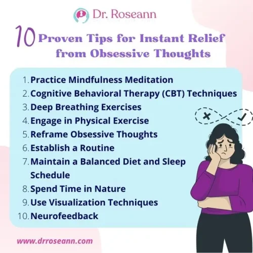 10 proven tips for instant relief from obsessive thoughts