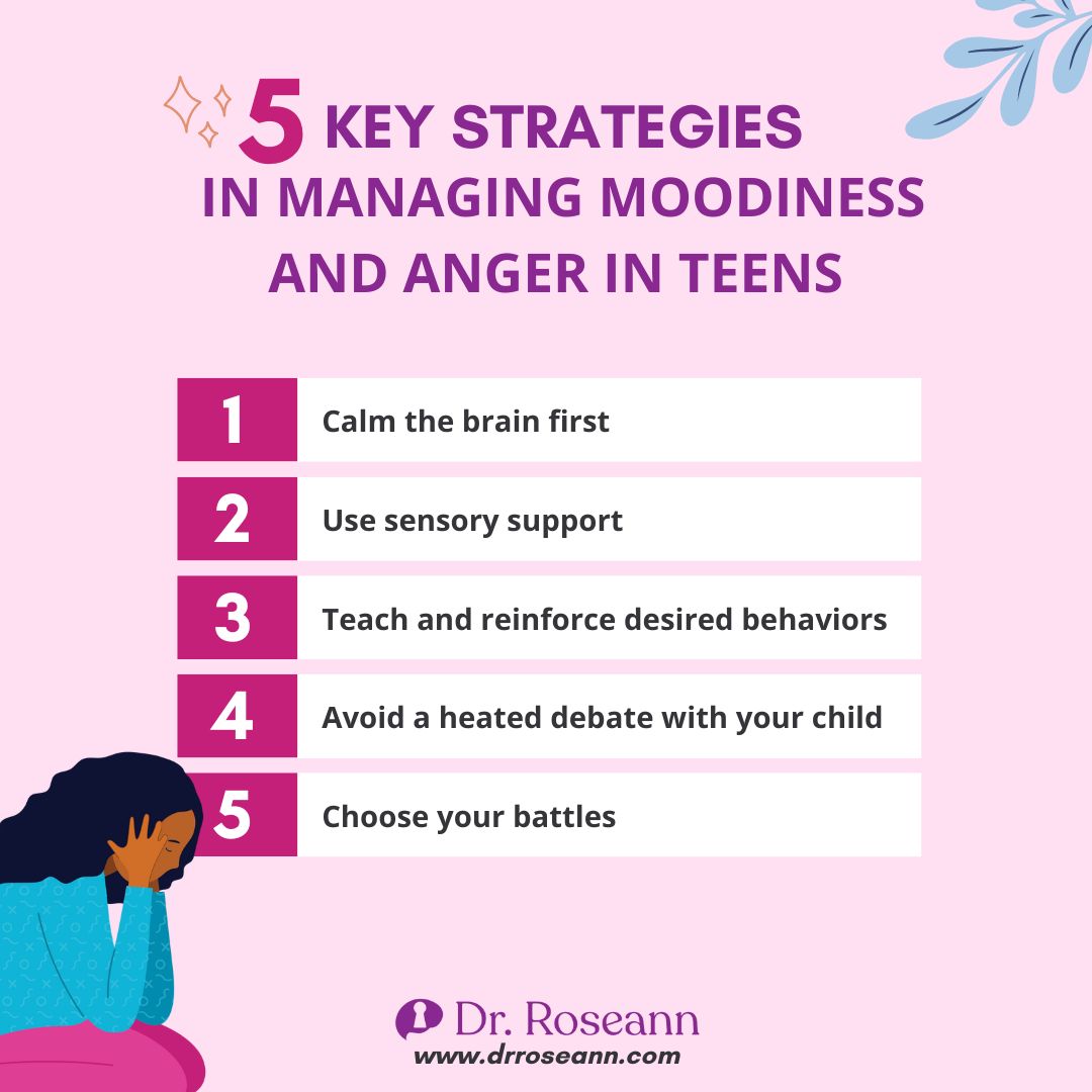 5 Key Strategies in Managing Moodiness and Anger in Teens