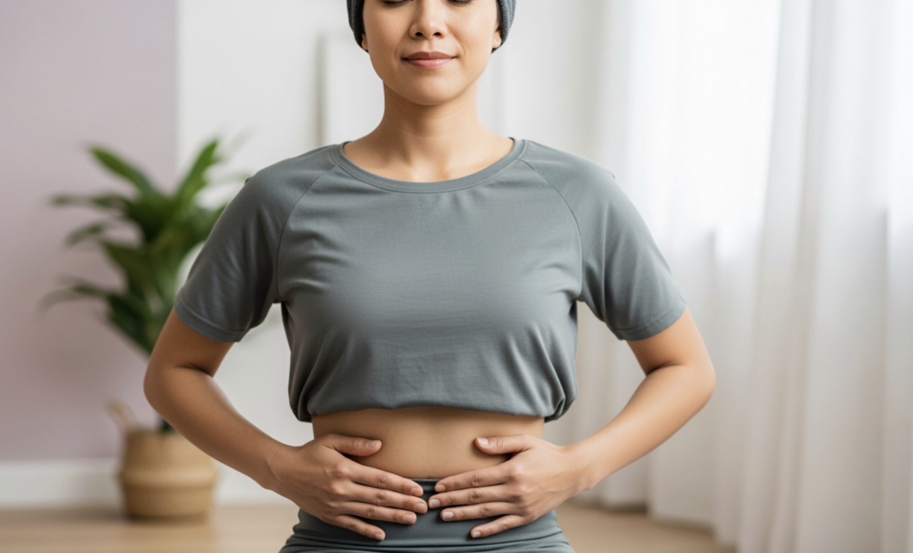 Girl practicing emotional regulation