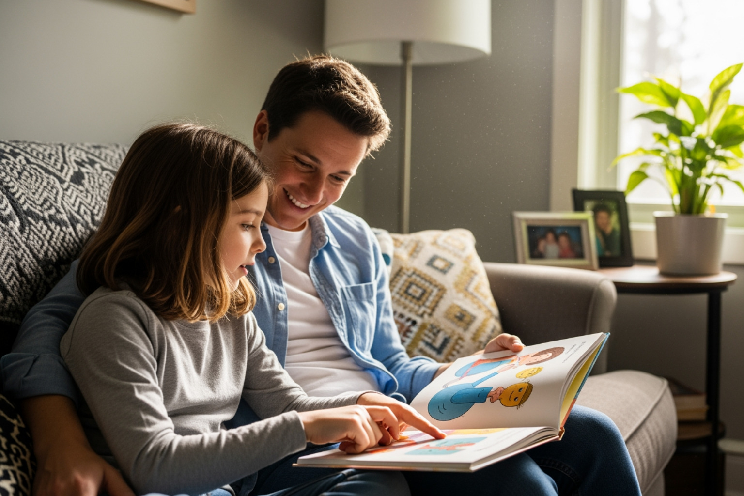 parent happily coaching their child about emotions - what is emotional regulation