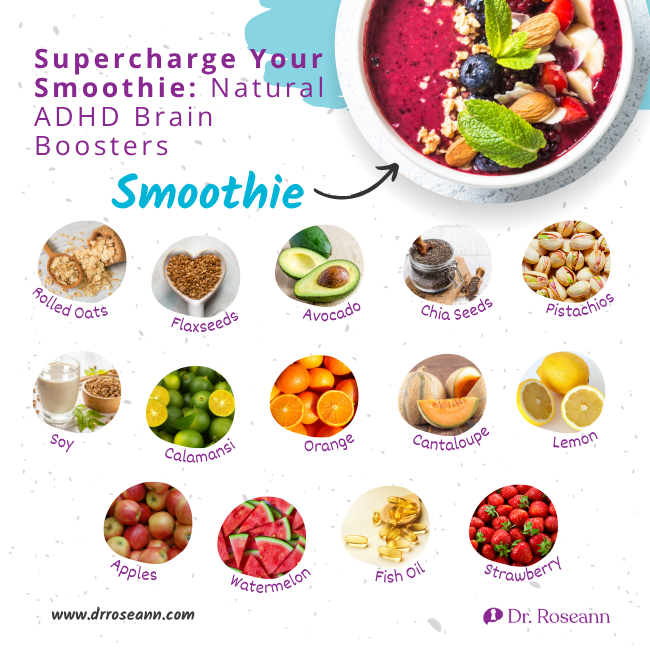 Supercharge Your Smoothie: Natural ADHD Brain Boosters