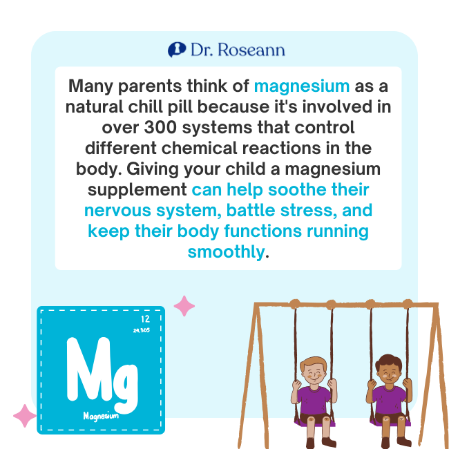 fun fact saying the power of magnesium is immense as it is involved in more than 300 systems that control different chemical reactions in the body.
