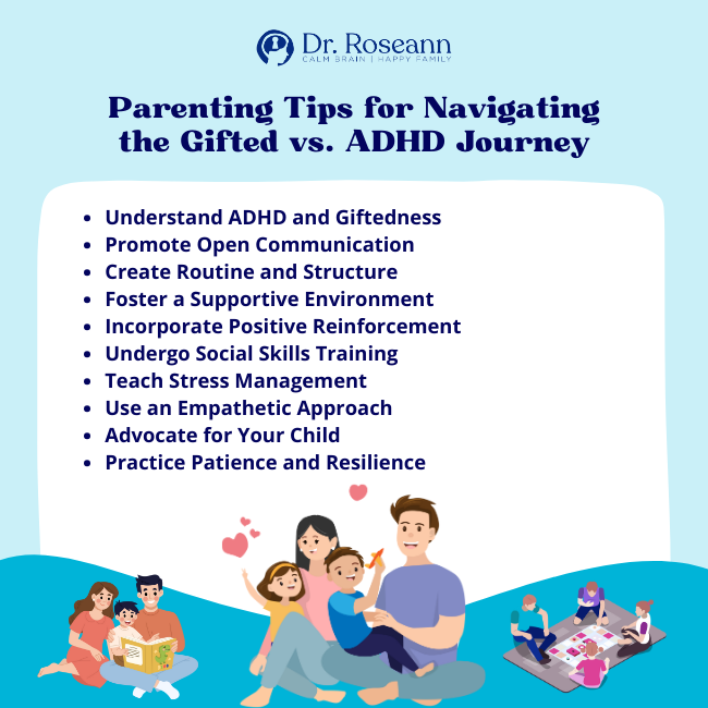 Parenting Tips for Navigating the Gifted vs. ADHD Journey