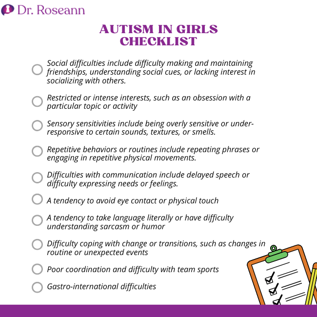 A checkist for autism in girls