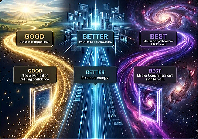 Trifurcation Road — Good, Better, Best
