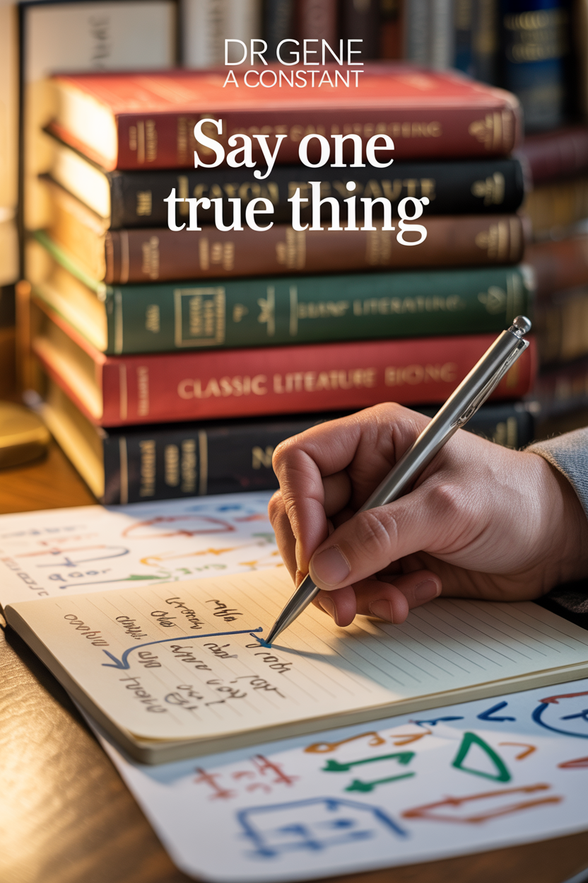 Say One True Thing cover