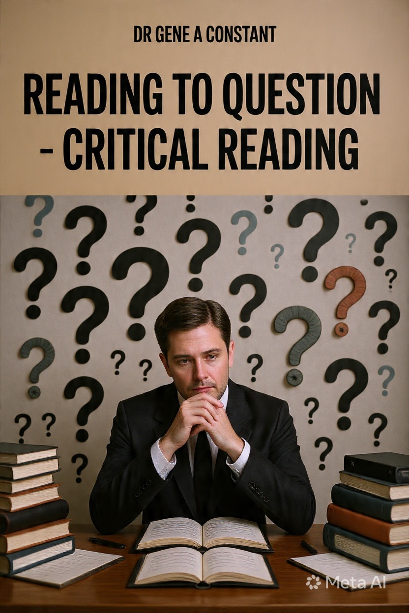 Reading to Question — Critical Reading cover