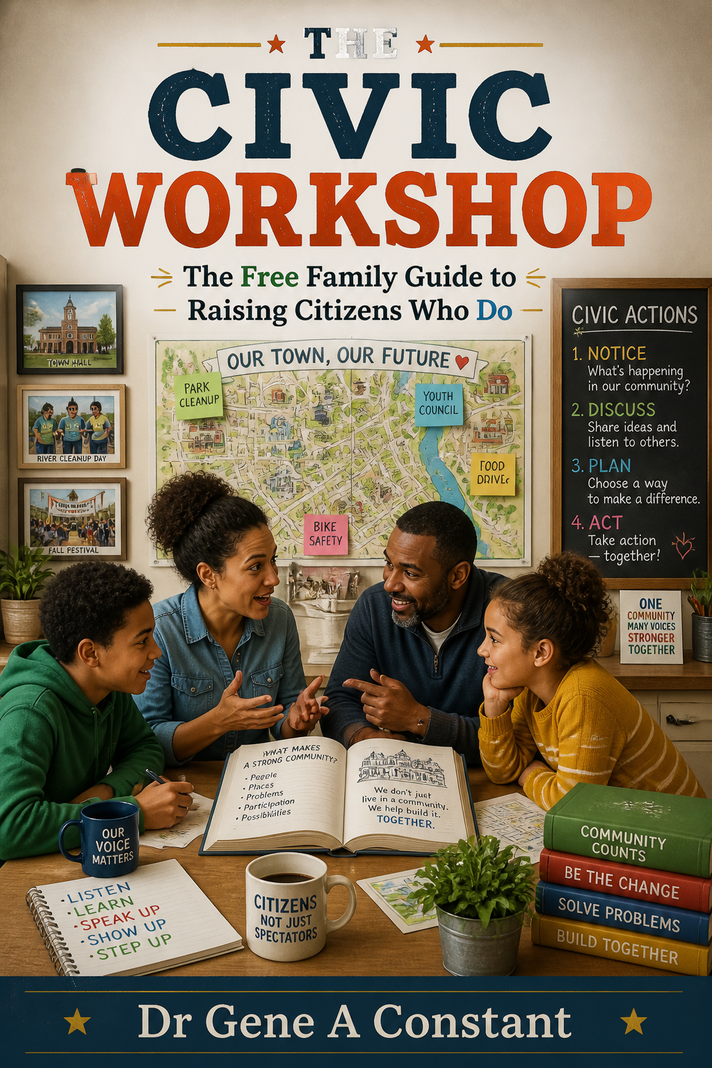 The Civic Workshop — The Free Family Guide to Raising Citizens Who Do, by Dr. Gene A. Constant