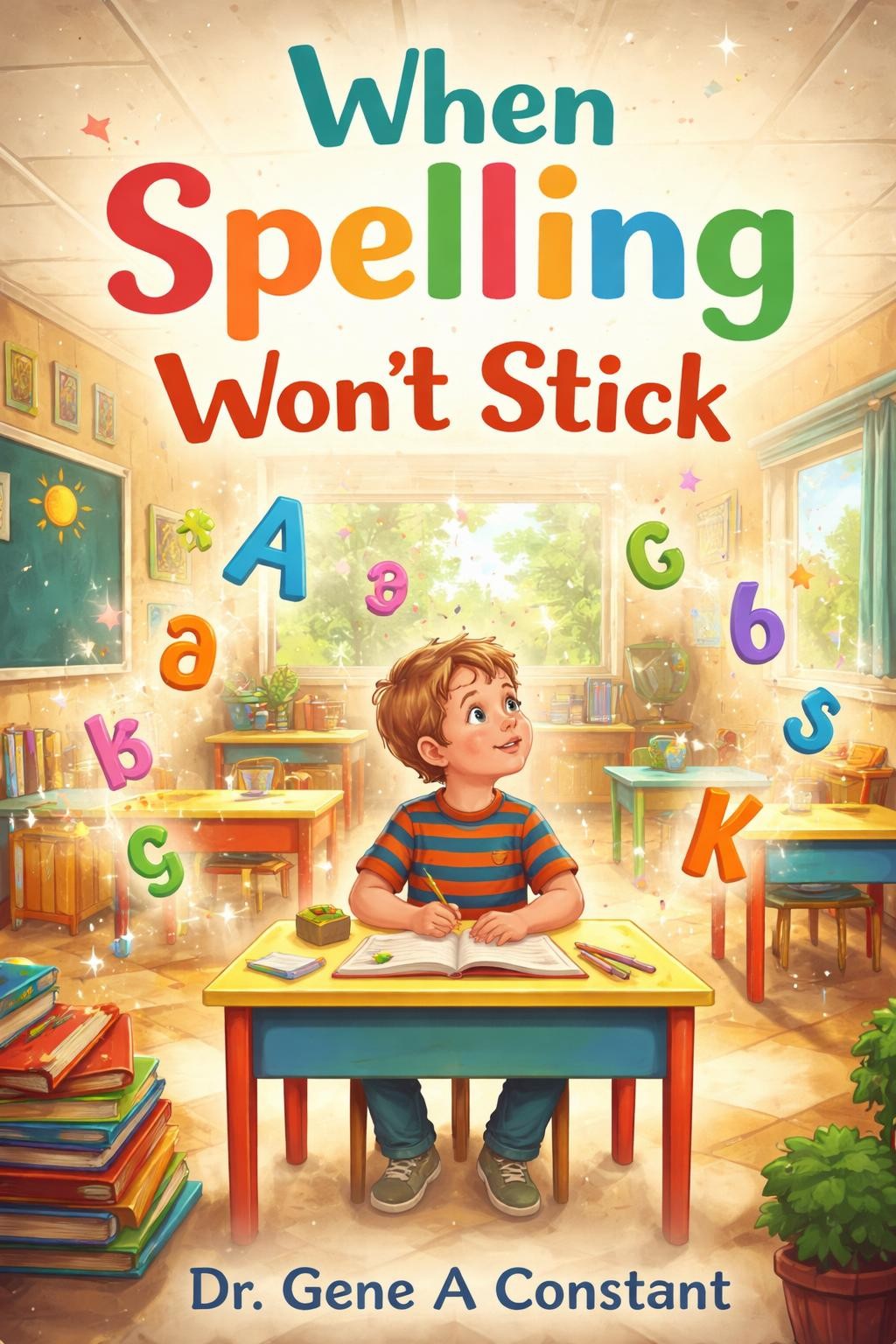 When Spelling Won't Stick — a dyslexia- and dysgraphia-friendly guide, by Dr. Gene A. Constant