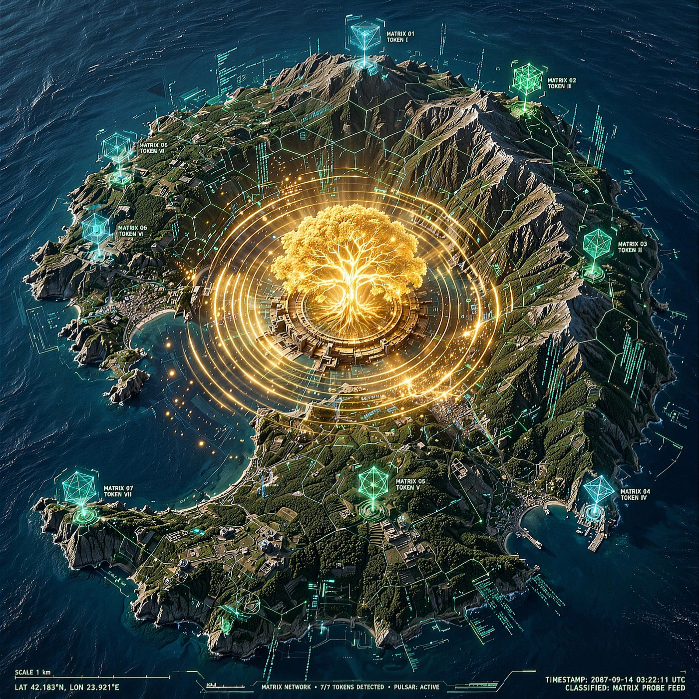 Constantine Island, locked