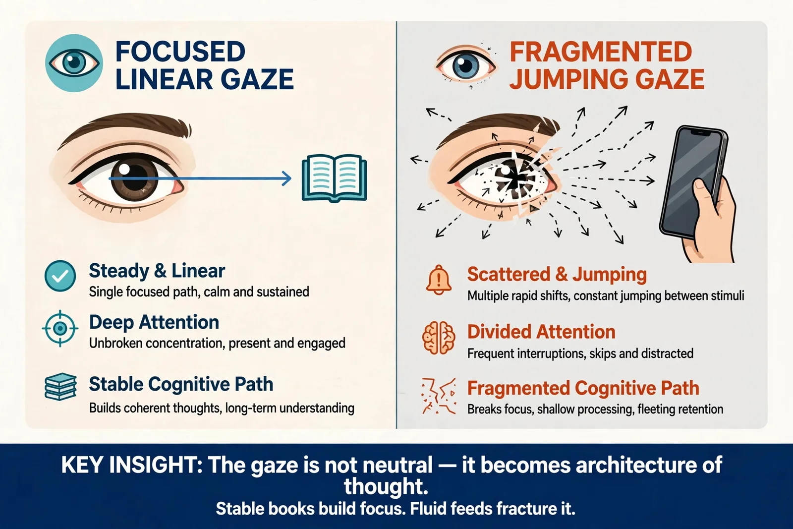 Illustration for chapter 4, The Fractured Gaze and Cognitive Load