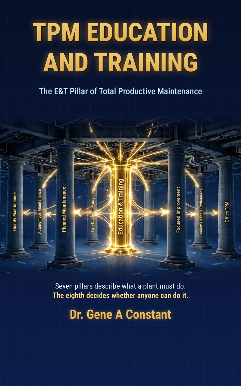 Cover of TPM Education and Training: The E&T Pillar of Total Productive Maintenance by Dr. Gene A Constant