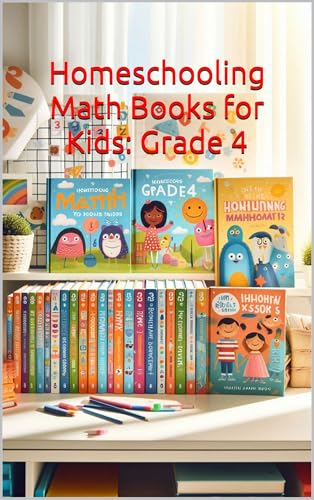 Homeschooling Math Books for Kids: Grade 4: Complete Fourth Grade Textbook - Master Multiplication, Division, Fractions, Decimals, Geometry with Step-by-Step Lessons and Practice Problems