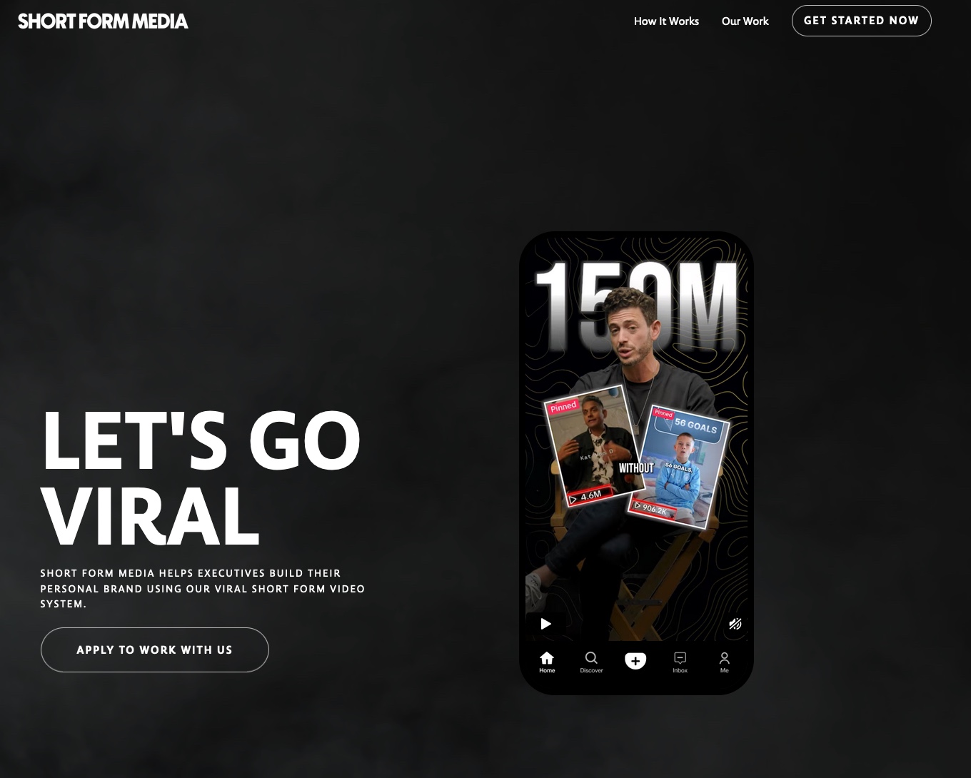Short Form Media site