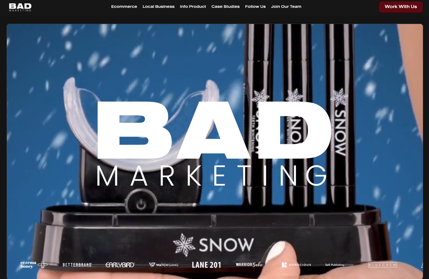 Bad Marketing site