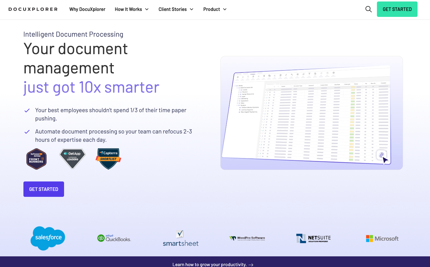 Docuxplorer site
