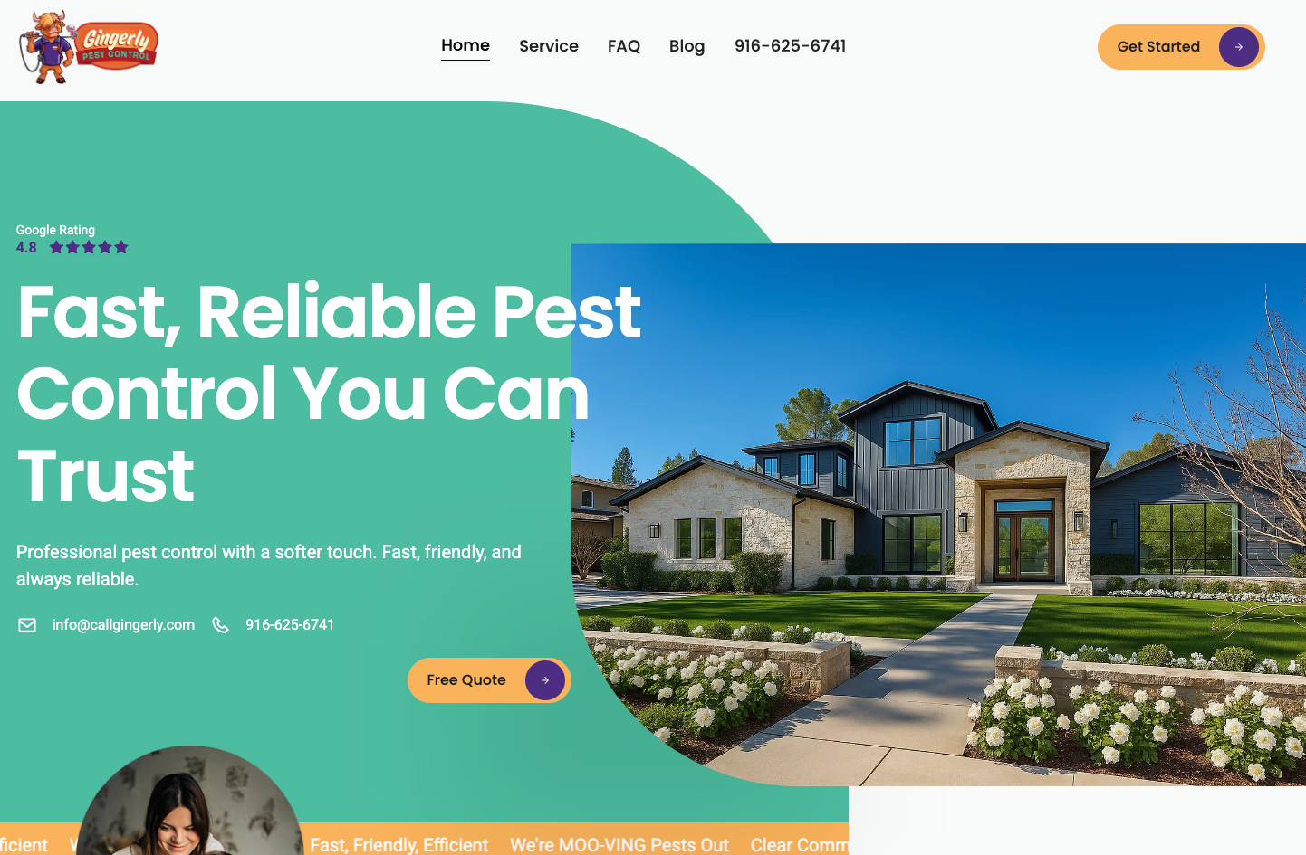 Gingerly Pest site