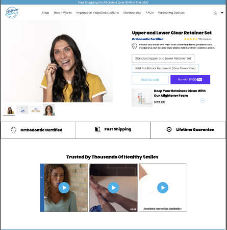 Retainer Direct site
