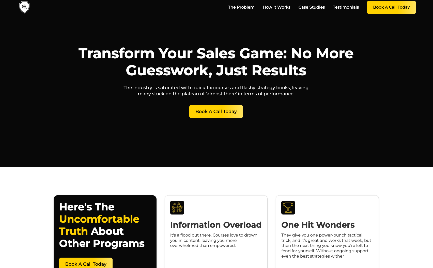The Sales League site