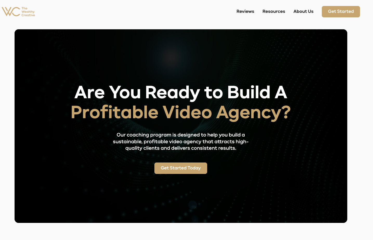Wealthy Creative site