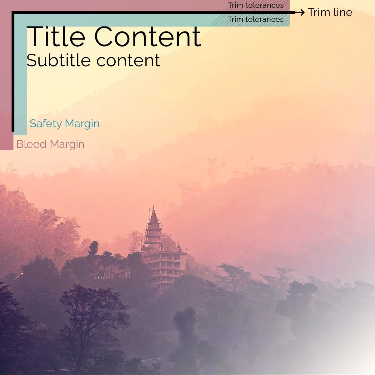 An image, indicating file specifications when printing booklets