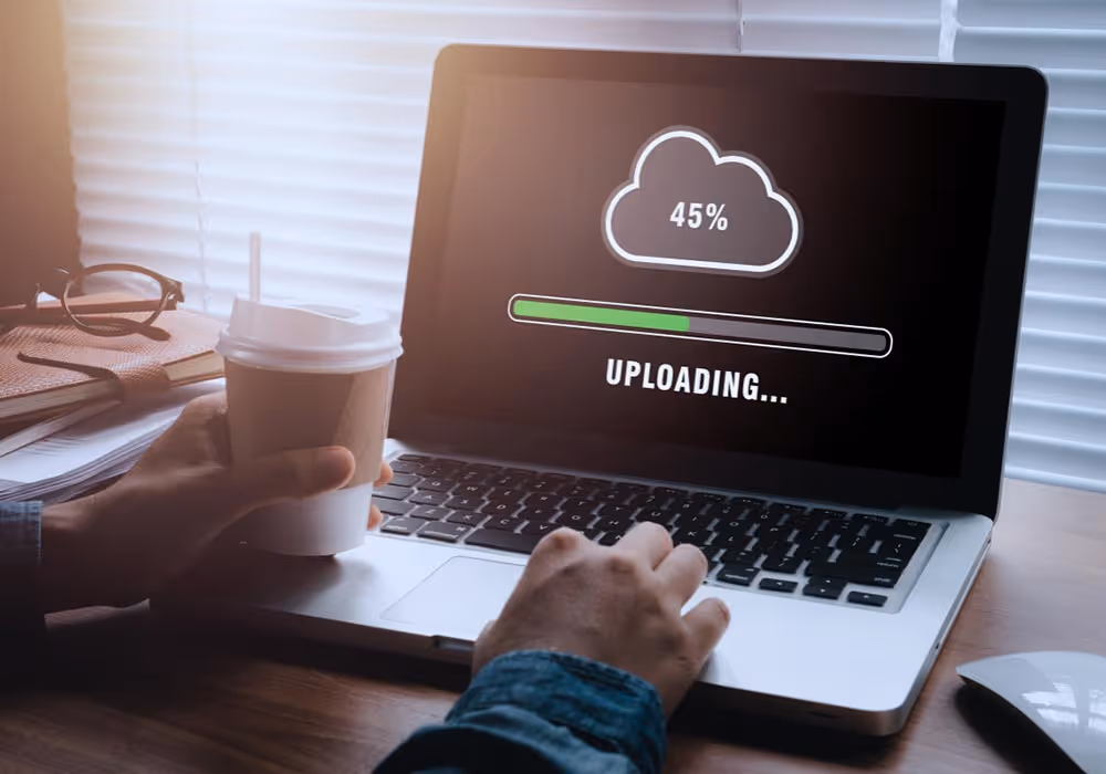 Showing the printed product ordering process, step 2 for uploading the design