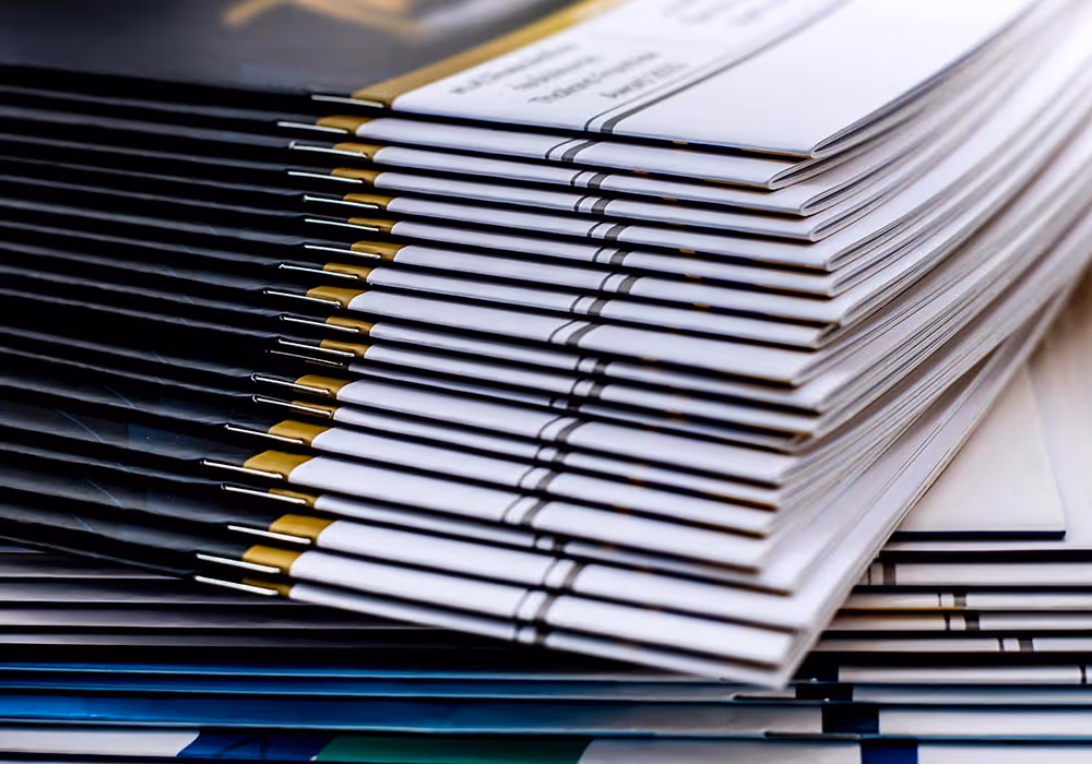 Cheap printed saddle stitch booklets