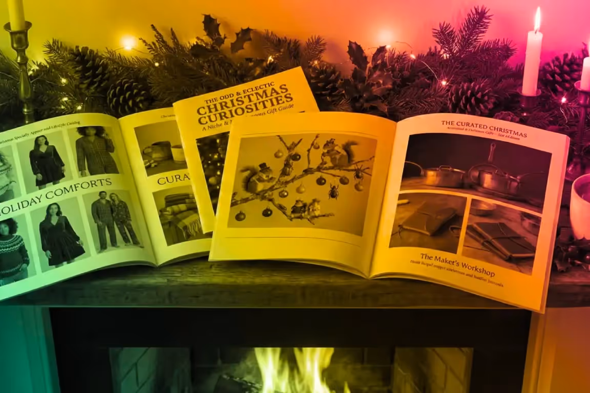 Christmas catalogs for gifts, shopping and other purposes