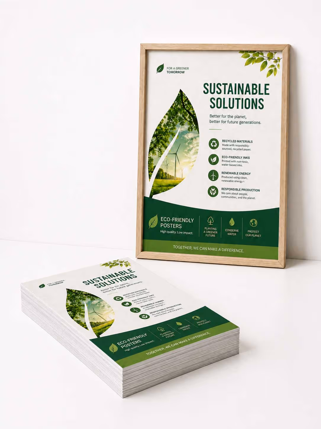 Eco-friendly and sustainable bulk posters
