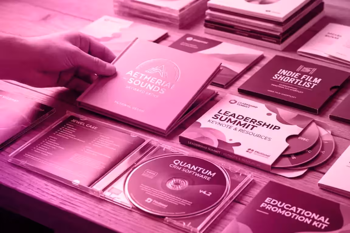 Top Benefits of CD Packaging featured image (CD cases on table)