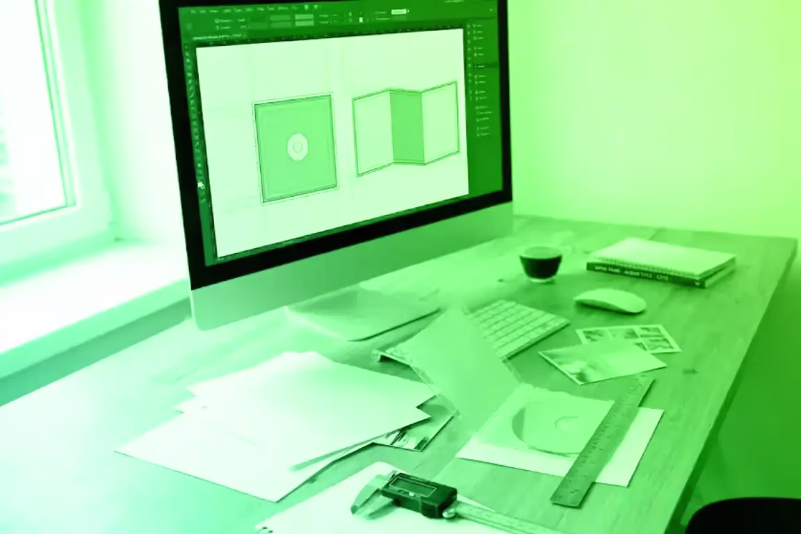 CD insert design in a PC designer app