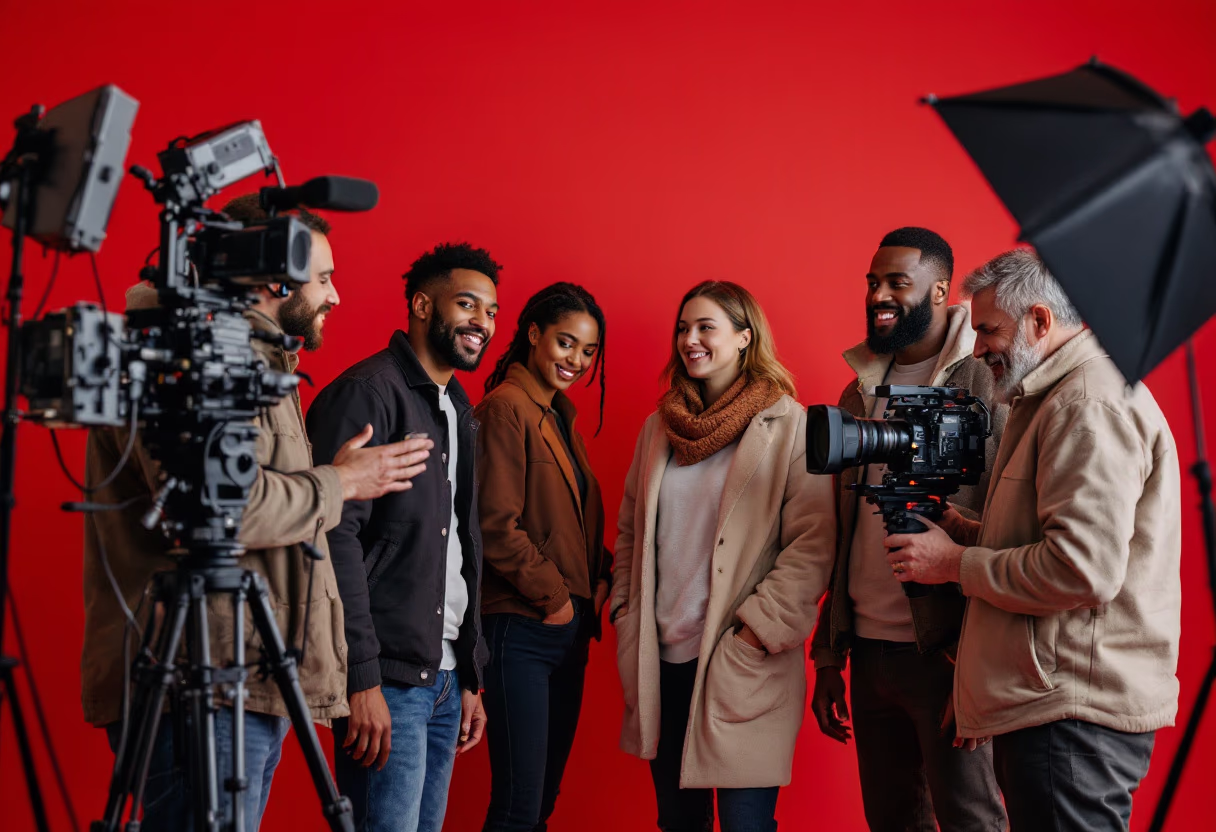 behind-the-scenes filming