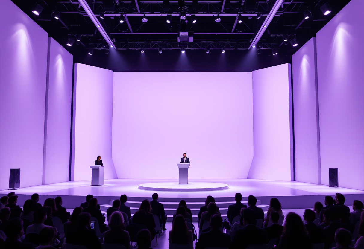 image of a tech conference (for a space tech)