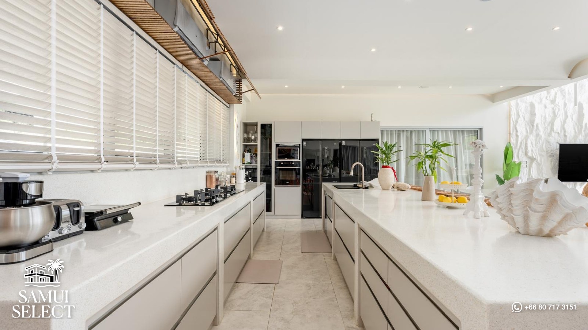 Modern fully equipped kitchen