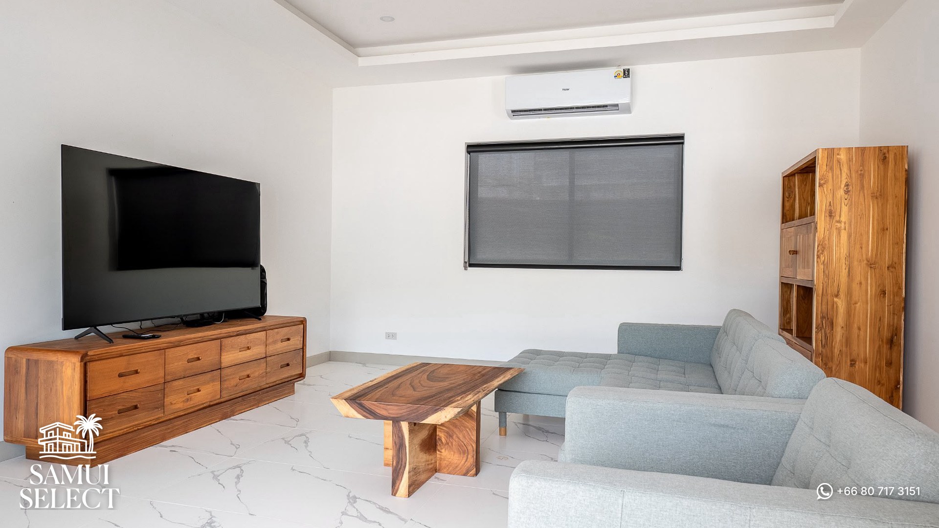 Living room with TV