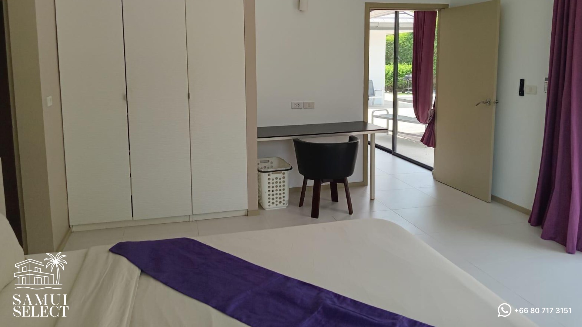 Bedroom with wardrobe