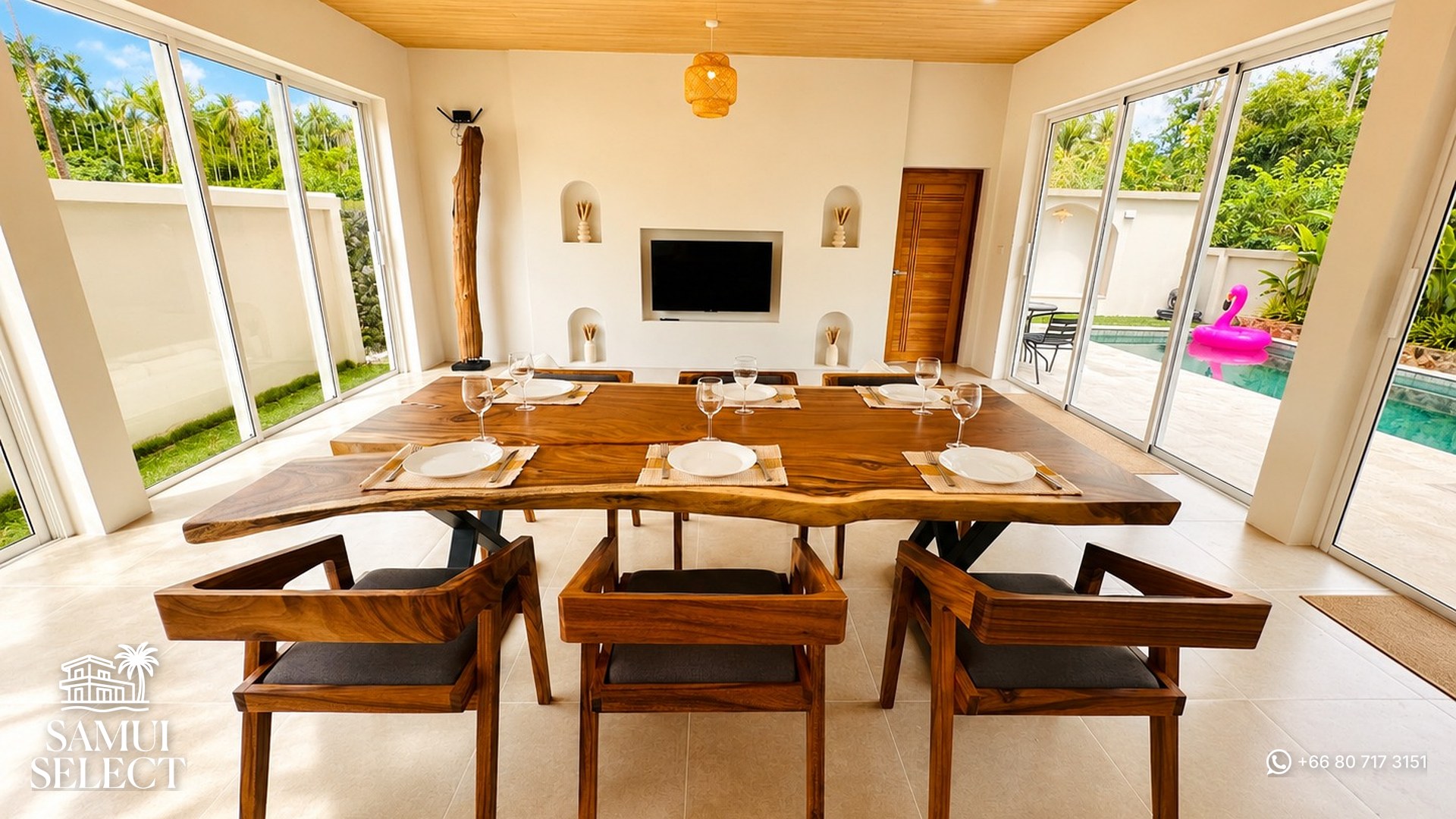 Living and dining area