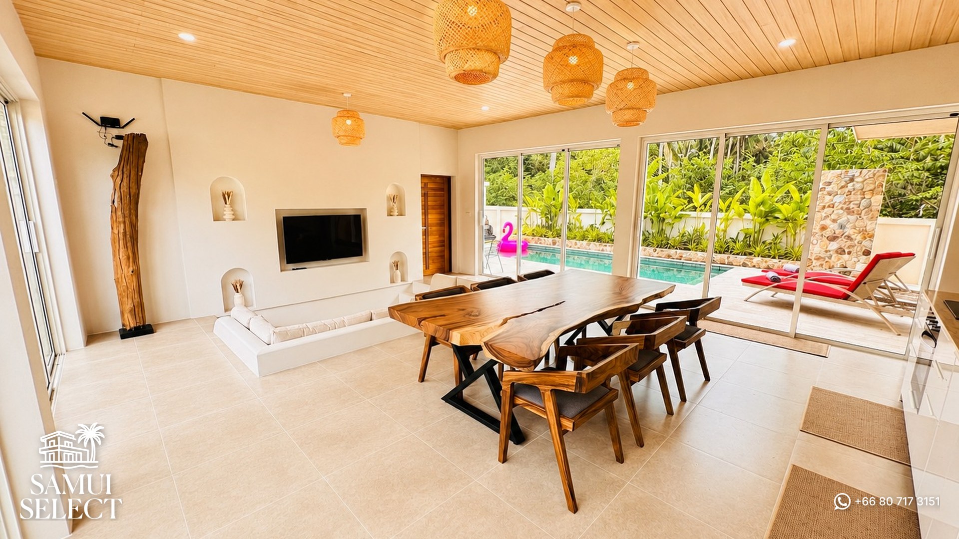 Living and dining room