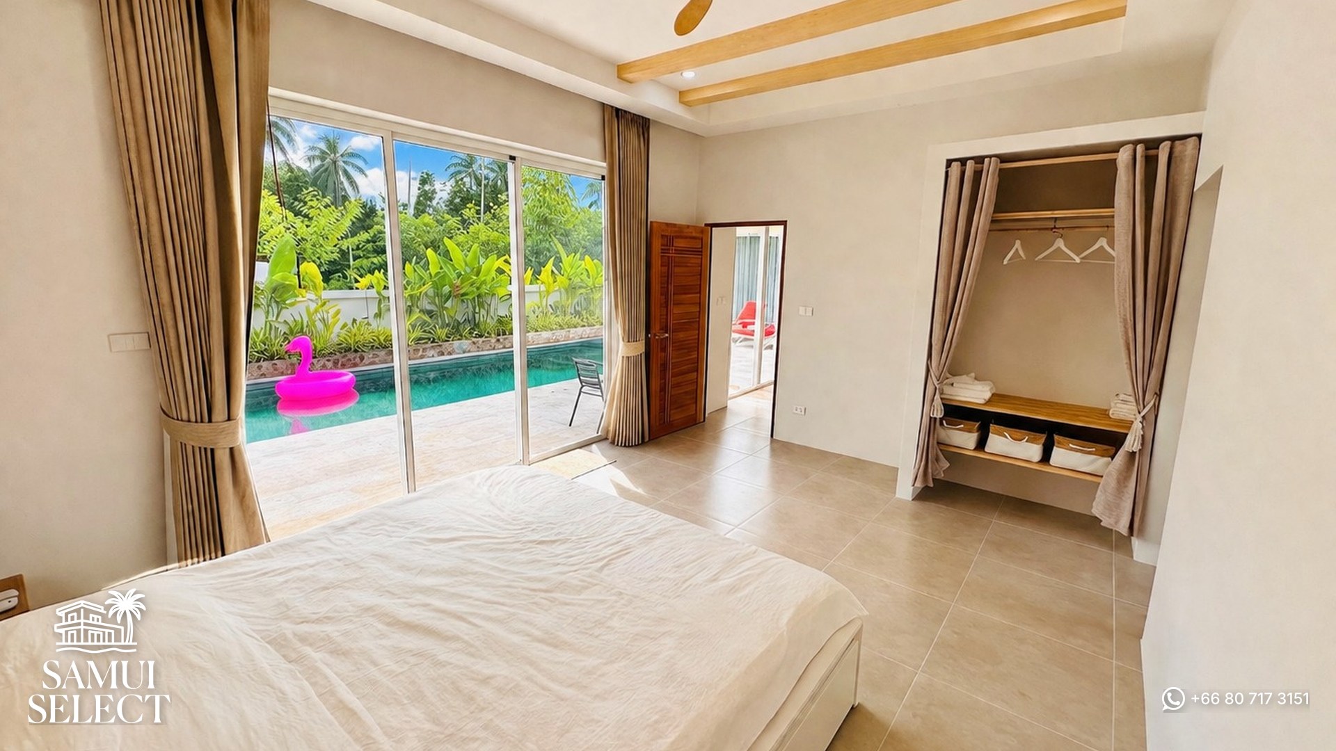 Bedroom with garden access