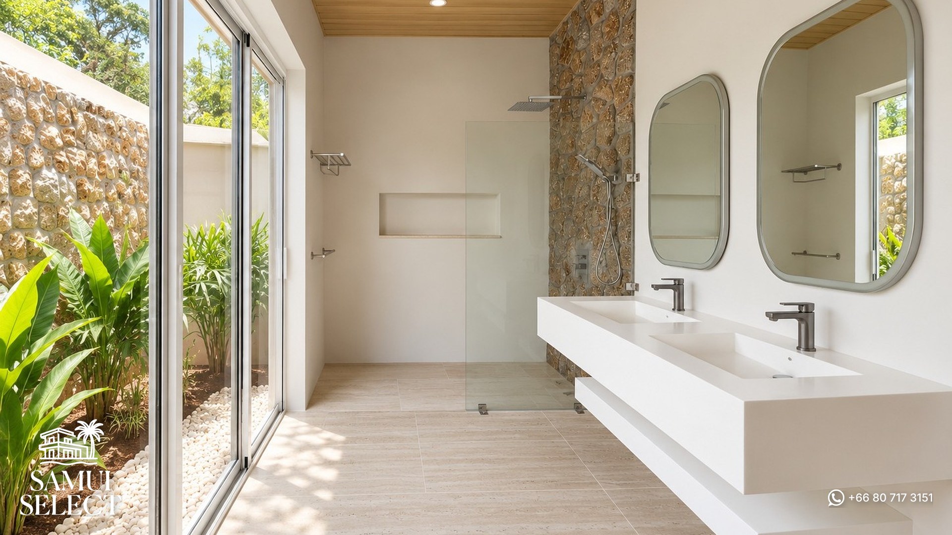Bathroom with double sink