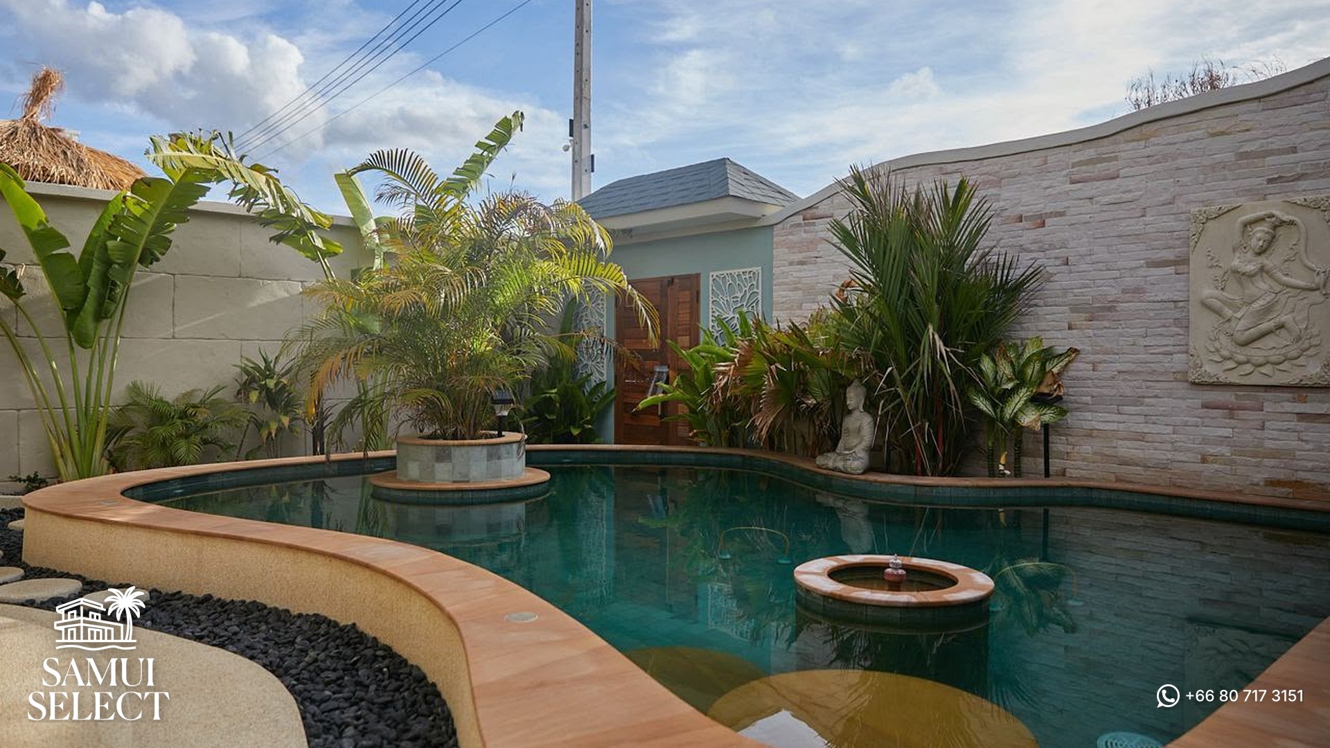 Pool and garden