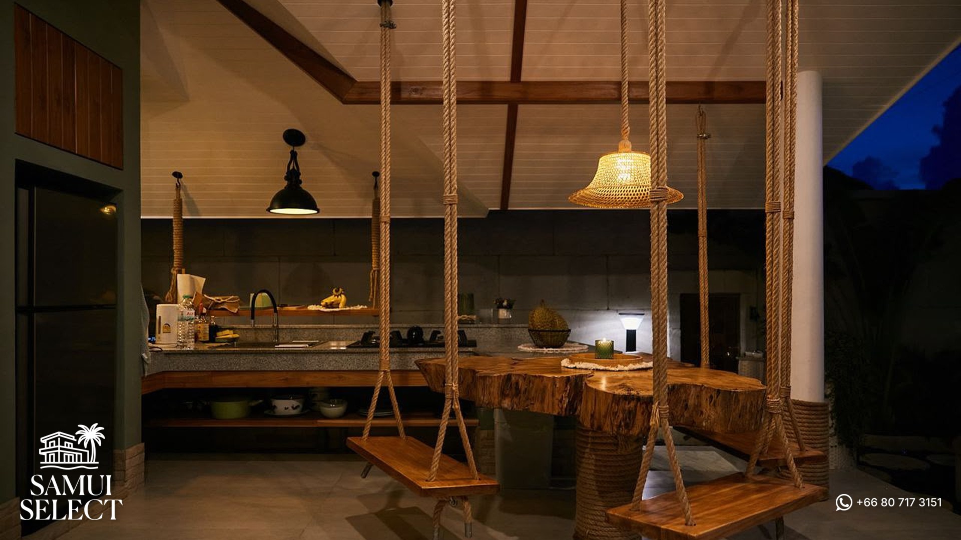 Kitchen and dining area