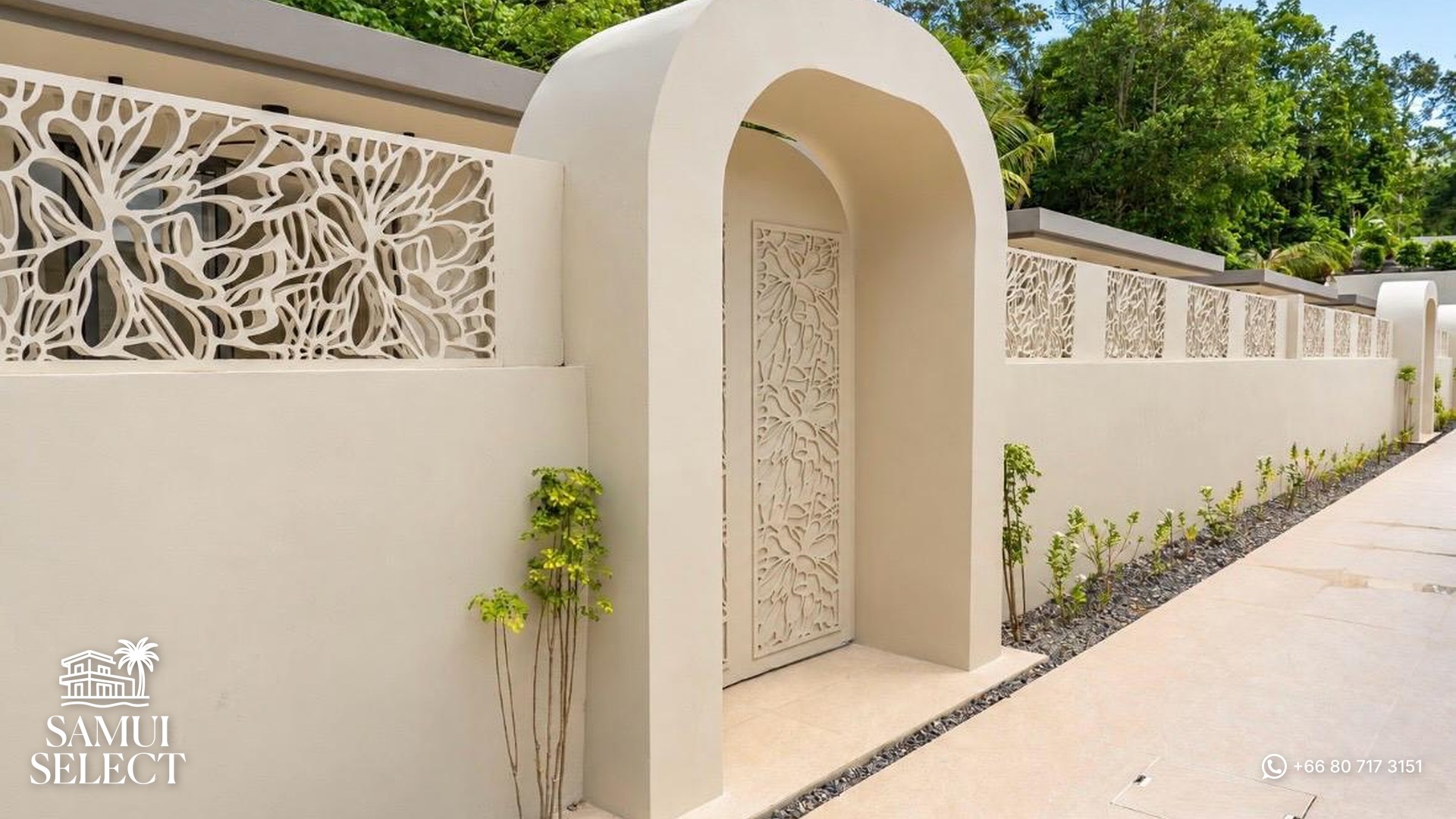 Carved entrance gate