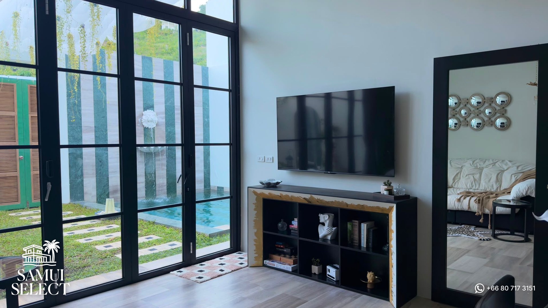 Living room with TV