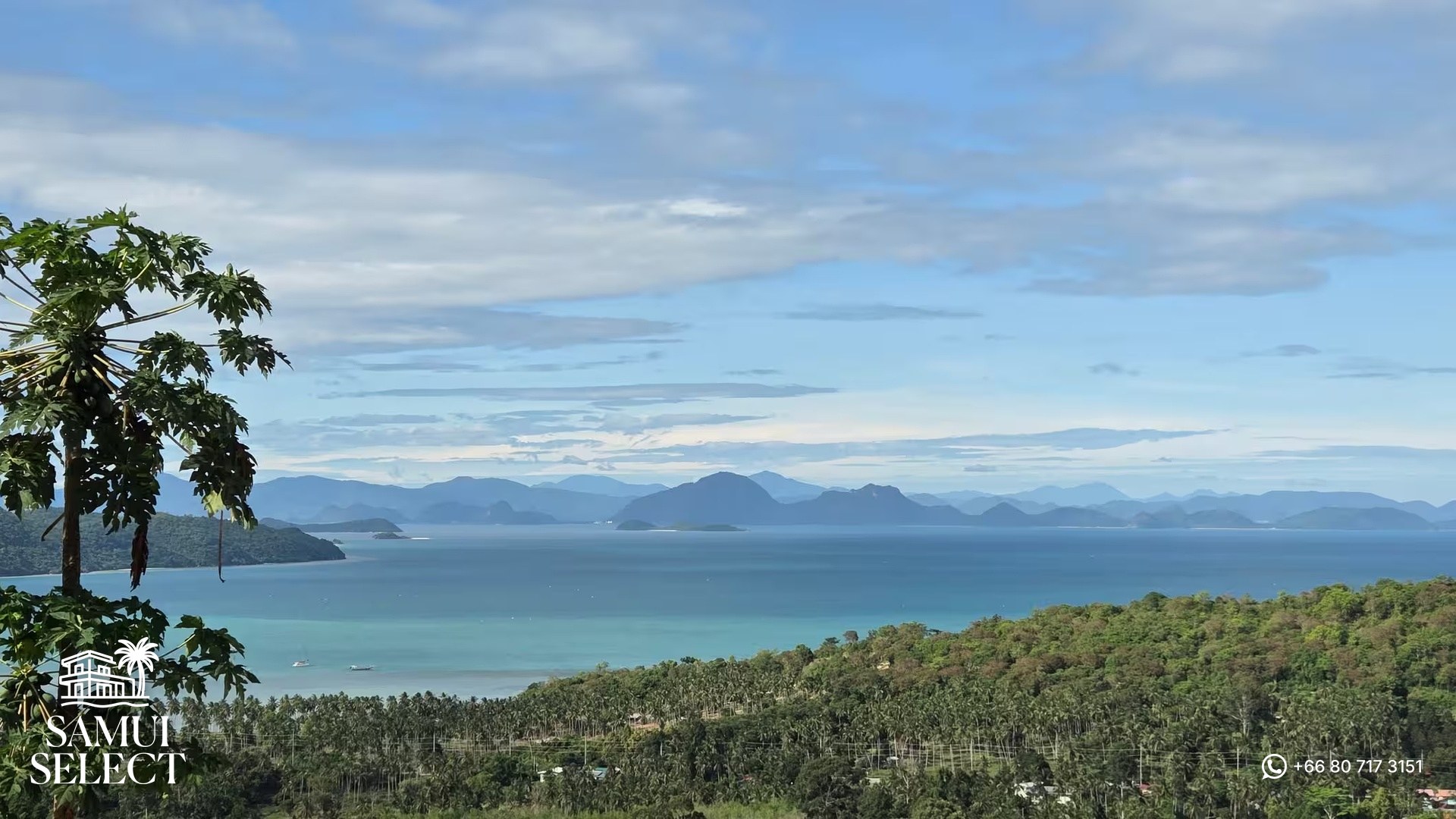 Sea view from the villa