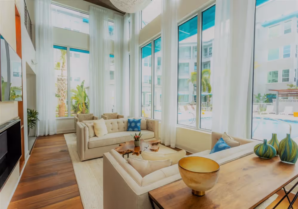 clubhouse seating area