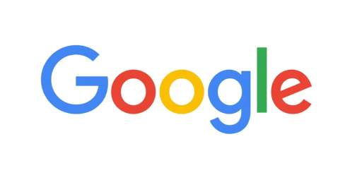 Google logo in blue, red, yellow, and green colors.