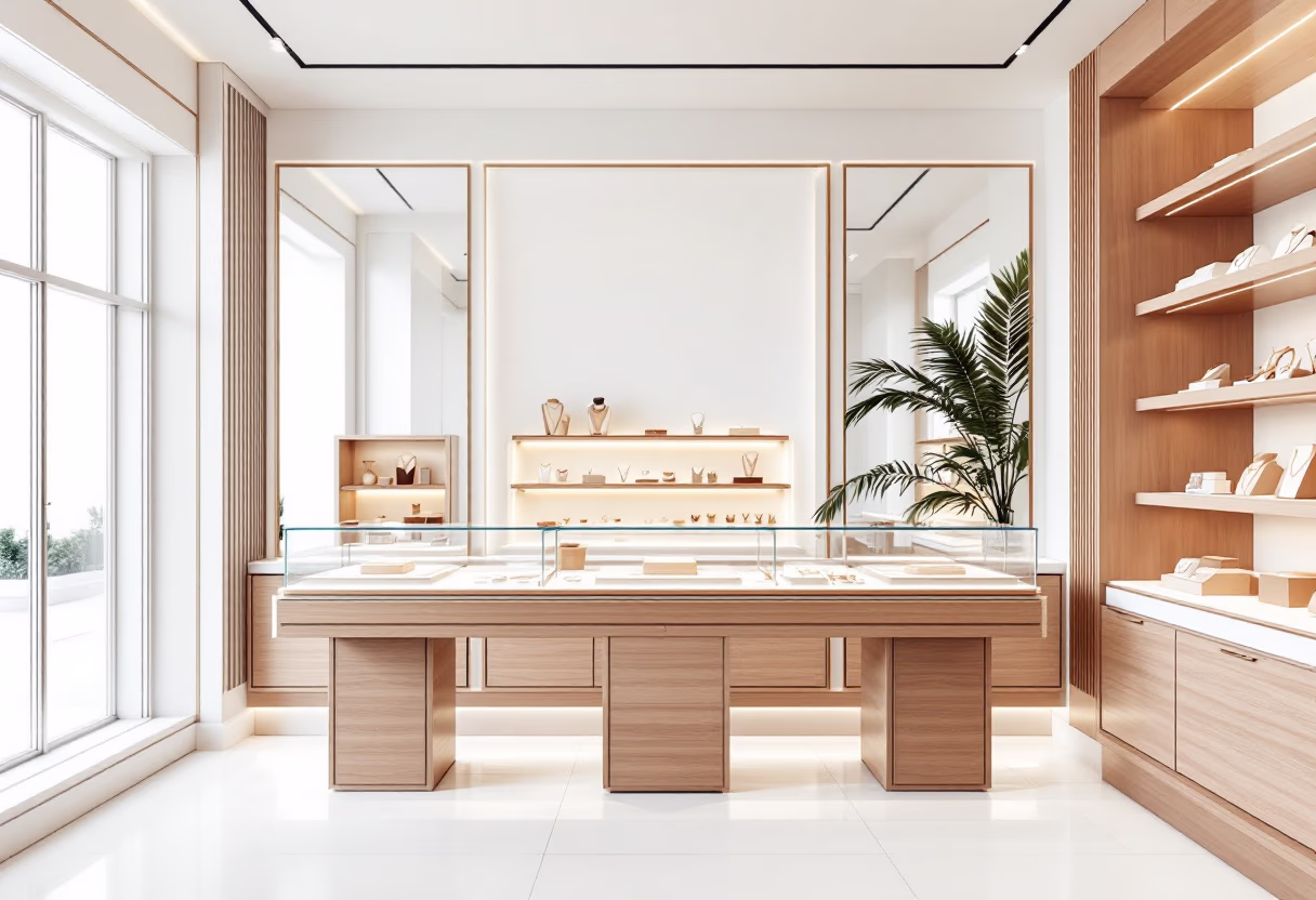 image of store interior (for a jewelry store)