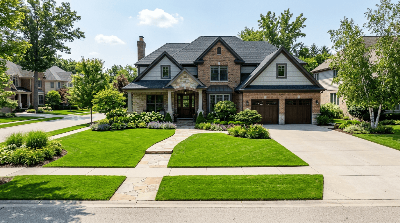 How Curb Appeal Starts With Your Lawn