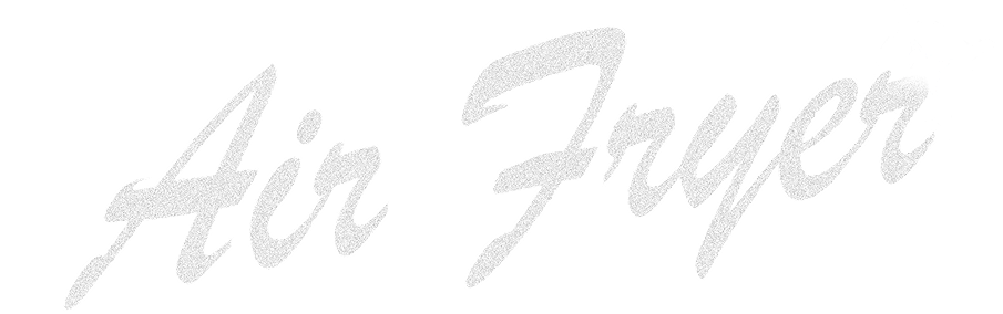 Air fryer title with sparkle